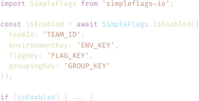 Feature flag management for TypeScript and JavaScript